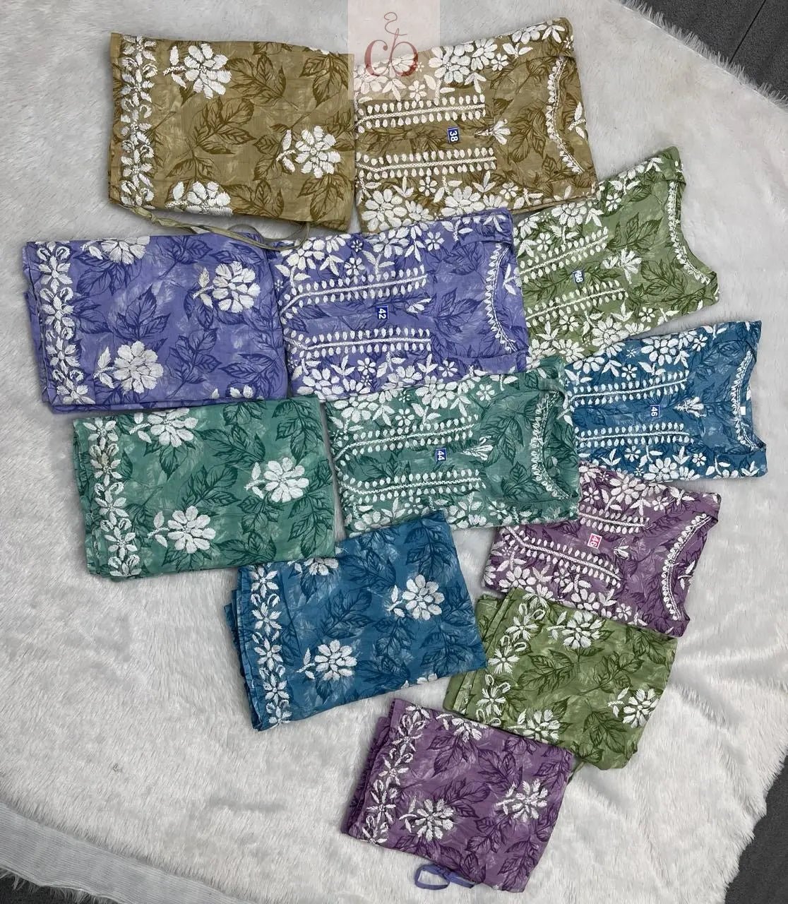 Trending chikankari Mul Gharara set - chikankariofficial