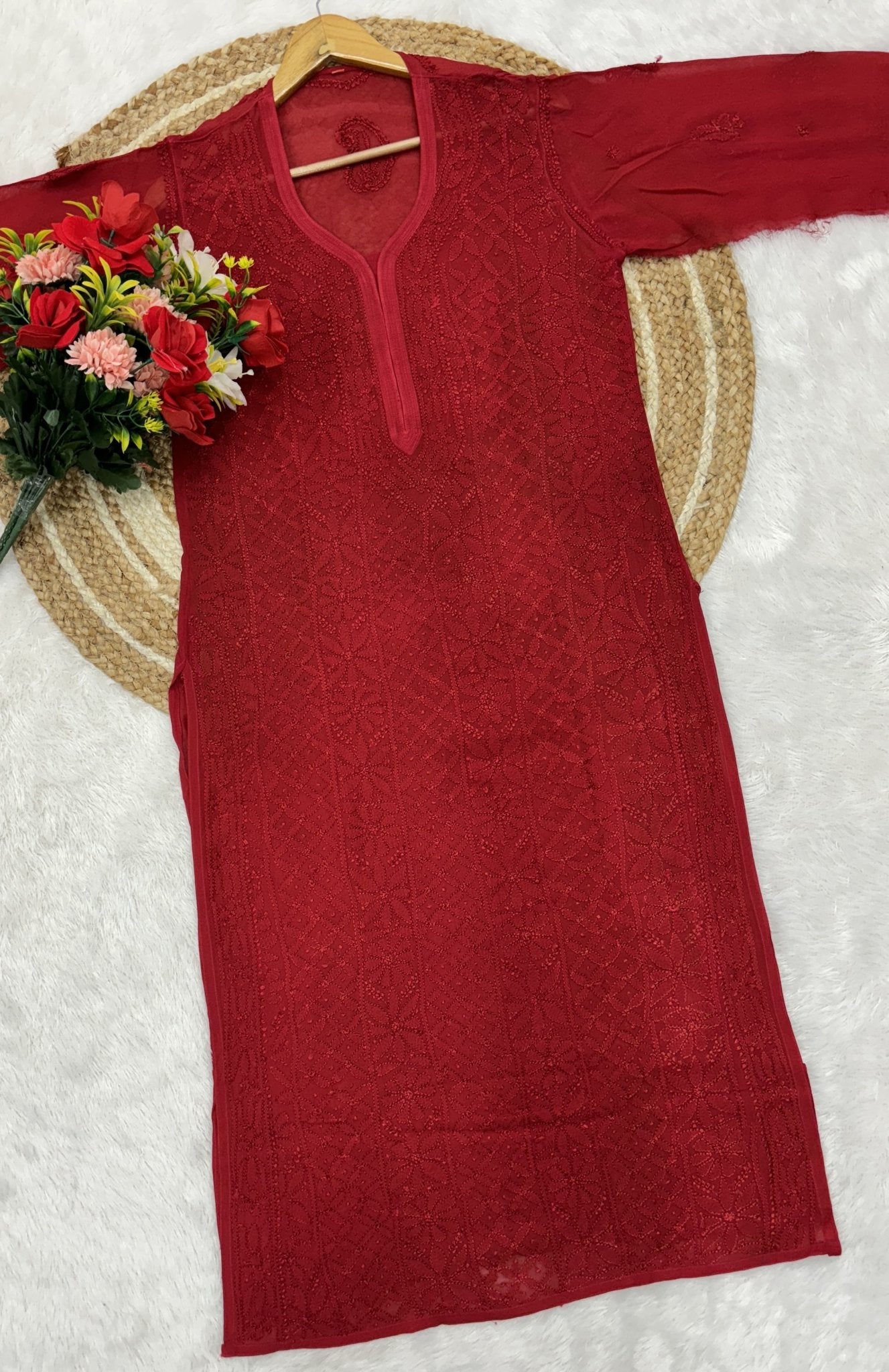 Viscose In Resham Thread kurti