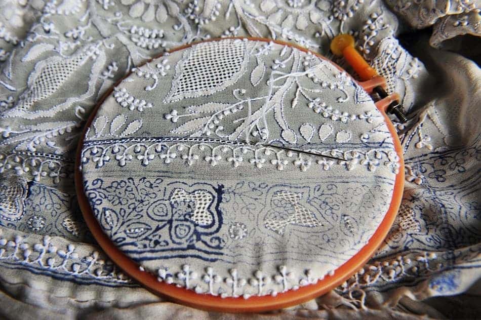 How to recognize these Chikankari is real or fake