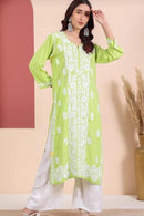 Heavy Panel Embroidery soft Modal kurta