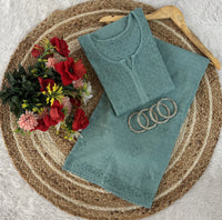 Ghass patti Dobby cotton Plazzo set