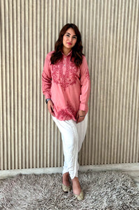 Anchor thread 3d Short Modal top With Dhoti combo