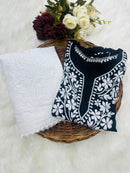 Soft Modal Hand embroidered Short Top