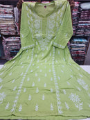 Mul Mul Dobi Cotton Plus Size Gown