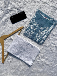 Rayon Square Neck soft Kurta