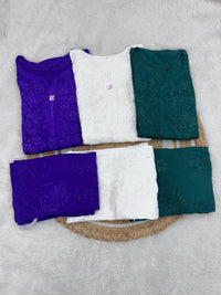 Rangrez Dark Shades Rayon Dyed Kurta Plazzo