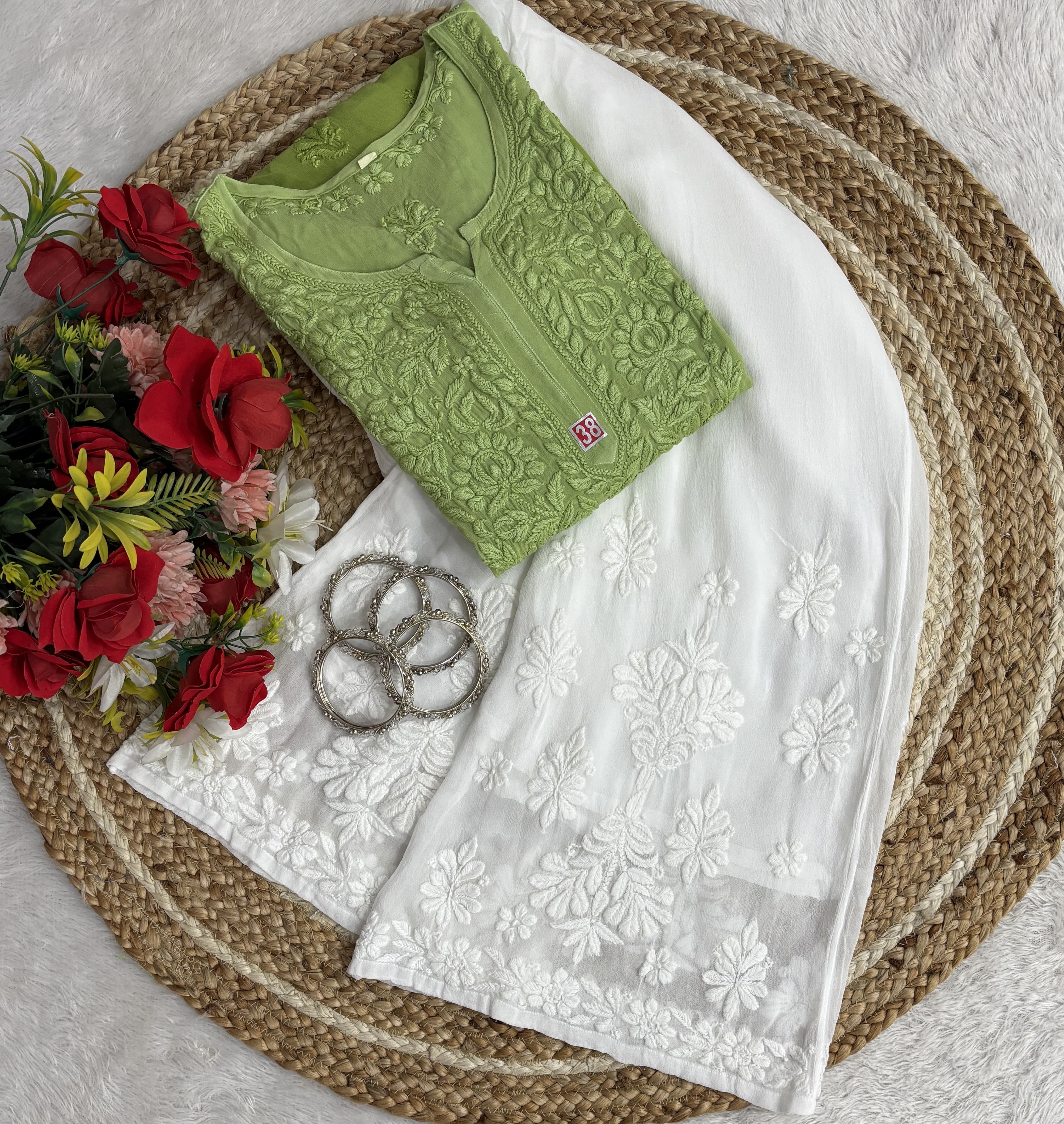 Viscose Kurti 70 Gram Anchor Thread 3D Work & Viscose Piazo Anchor Thread