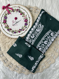 Zara Modal Cotton Embroidery Daman Combo