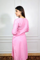 3D Worked mul Mul Chikankari Combo