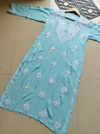 Pastel Shades Soft Comfort Rayon Long Kurta