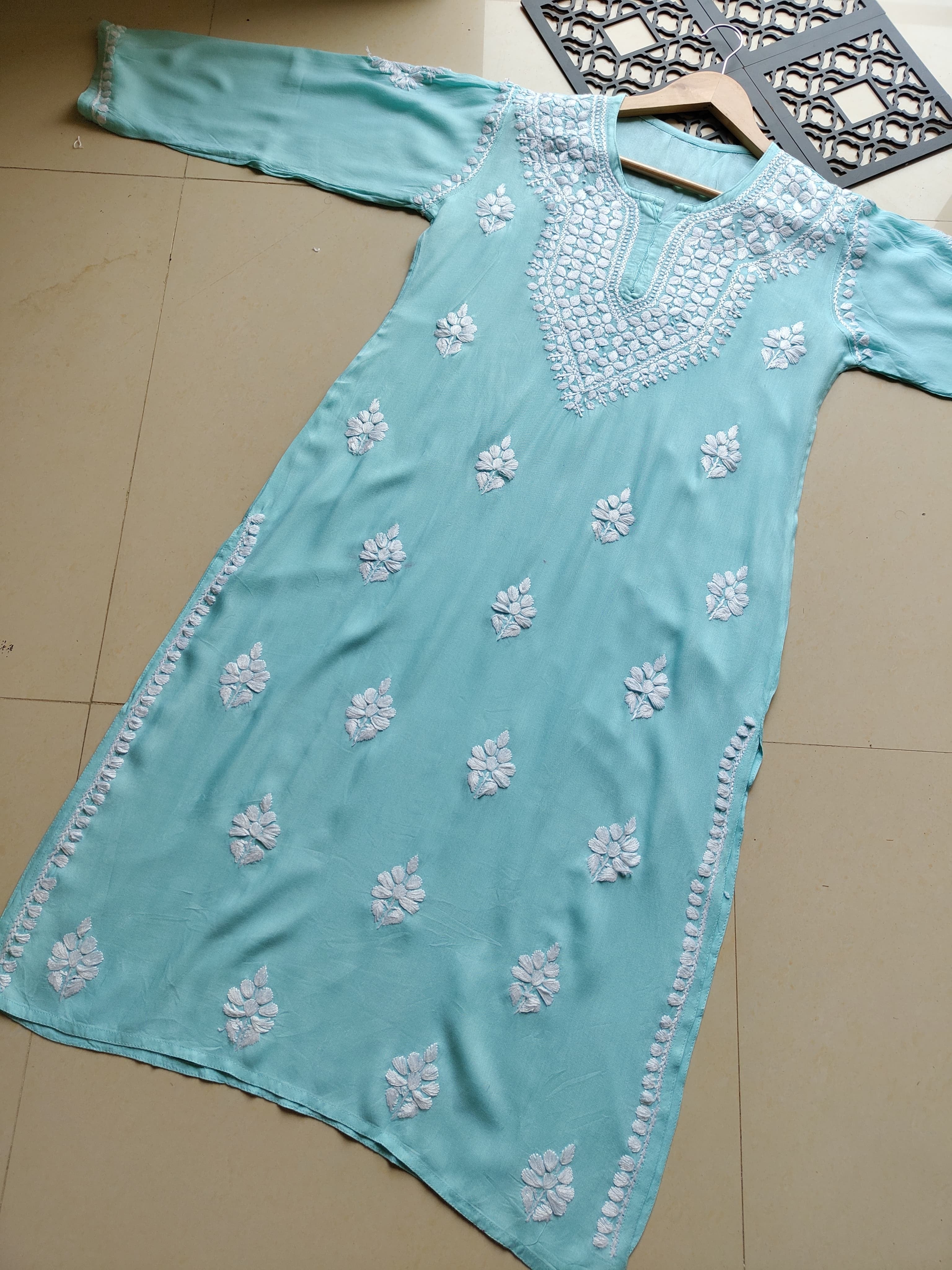 Pastel Shades Soft Comfort Rayon Long Kurta