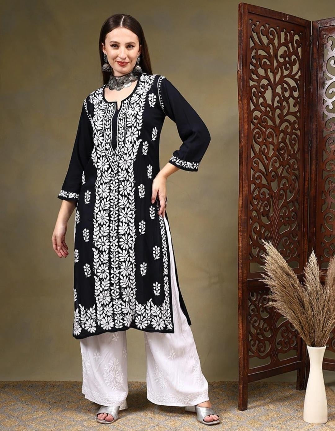 Heavy Panel Embroidery soft Modal kurta