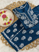 Rayon Short Kurta with pant