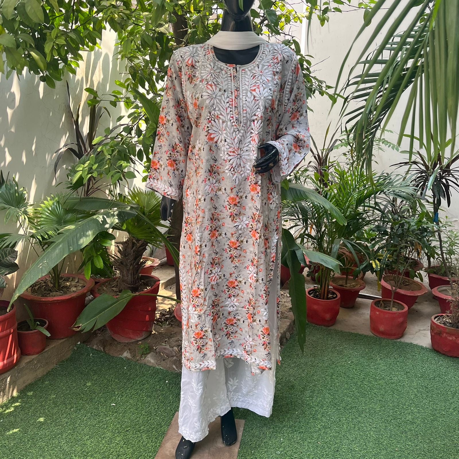 Straight Fit Rayon Print Kurta