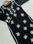 Rose Modal Heavy embroidery kurta