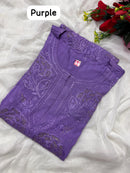 Rose Muqaish designer Kurta