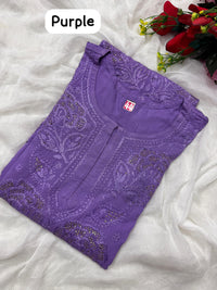 Rose Muqaish designer Kurta