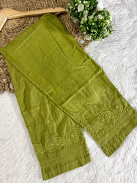 Soft Dual Machine work Shaded Kurti Set