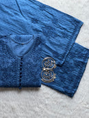 Dyeable Dobby Cotton Plazzo Set