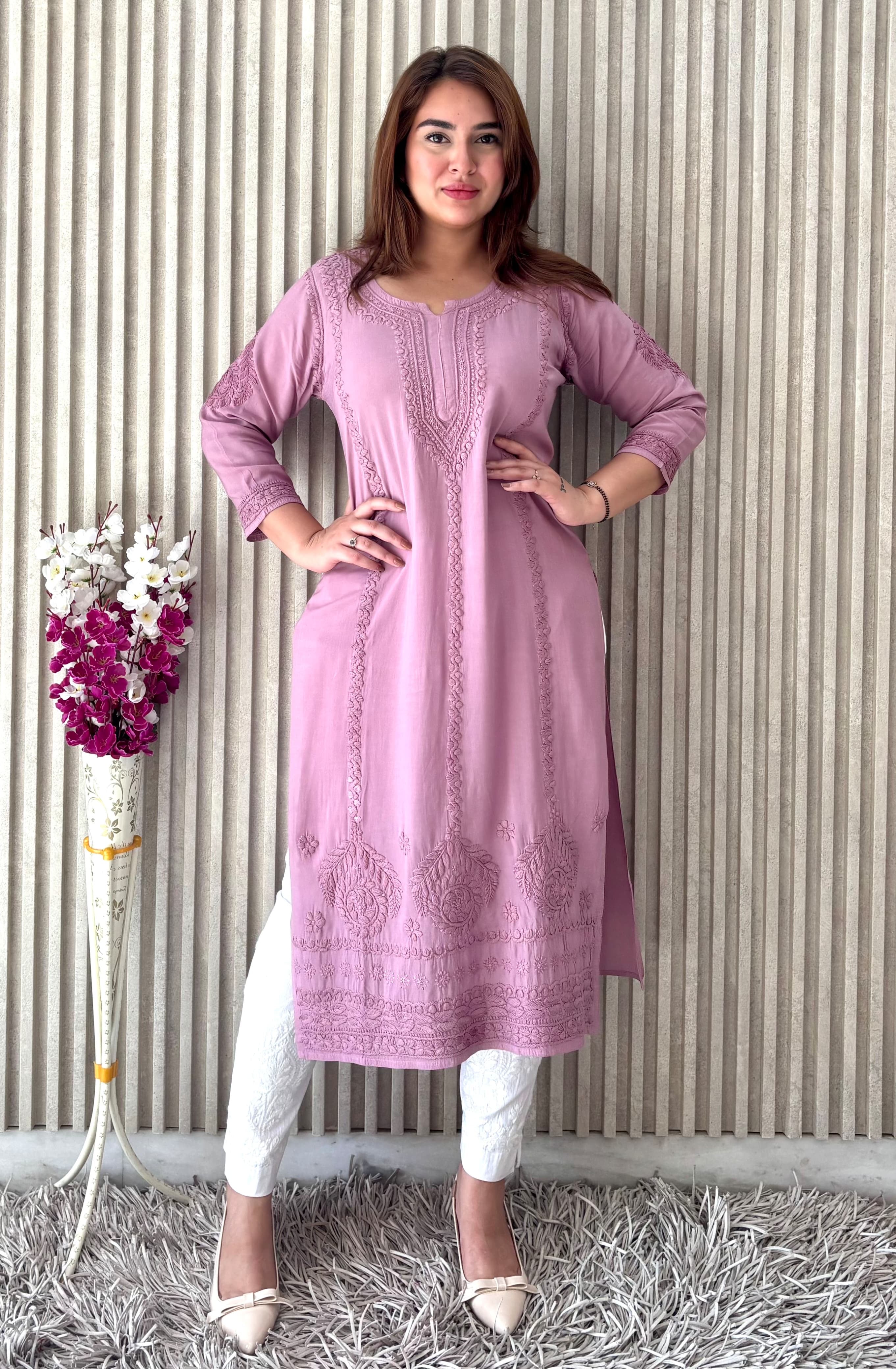 Soft Elegant Modal Dyeable Kurta