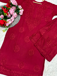 Heavy Daman Handwork Co-ord Set