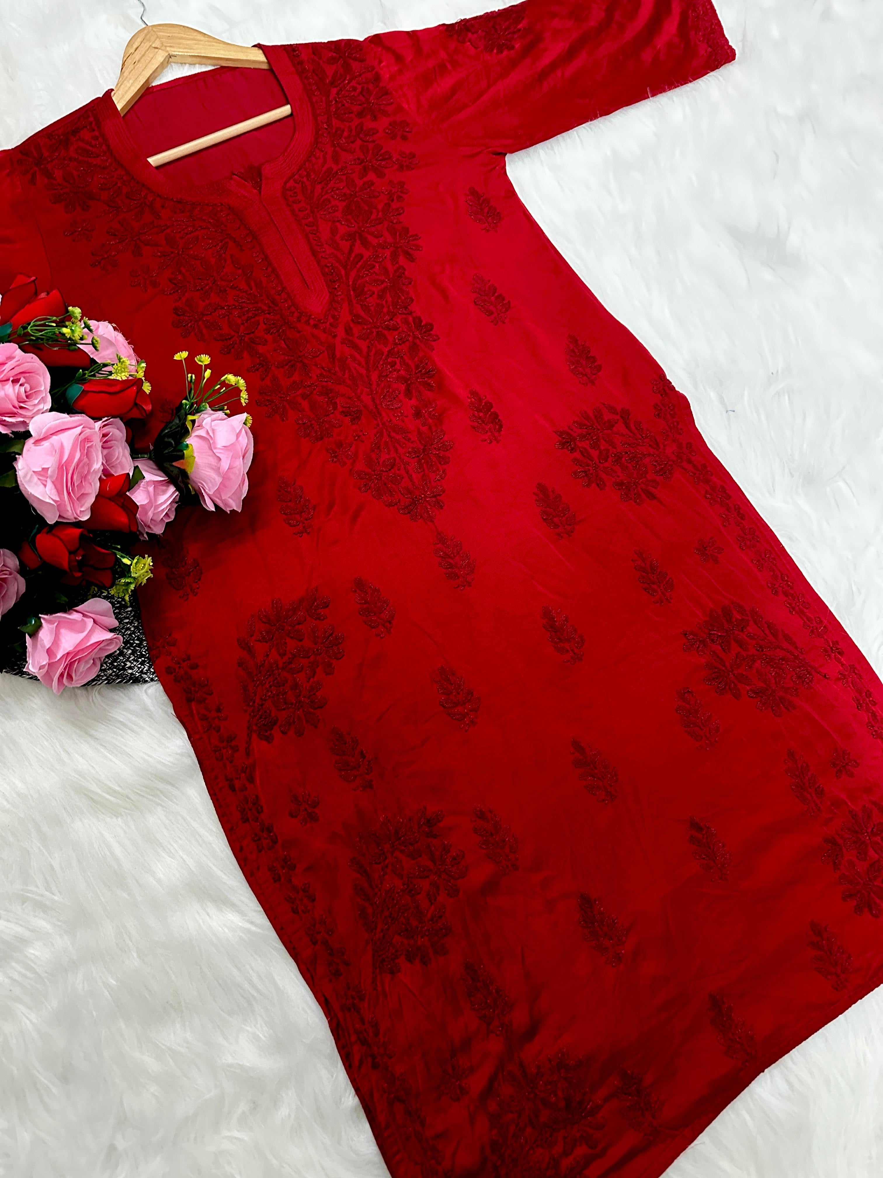 Modal Sikh Embroidery kurtas