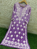 3d Base Work Fancy Kurti pure Masleen