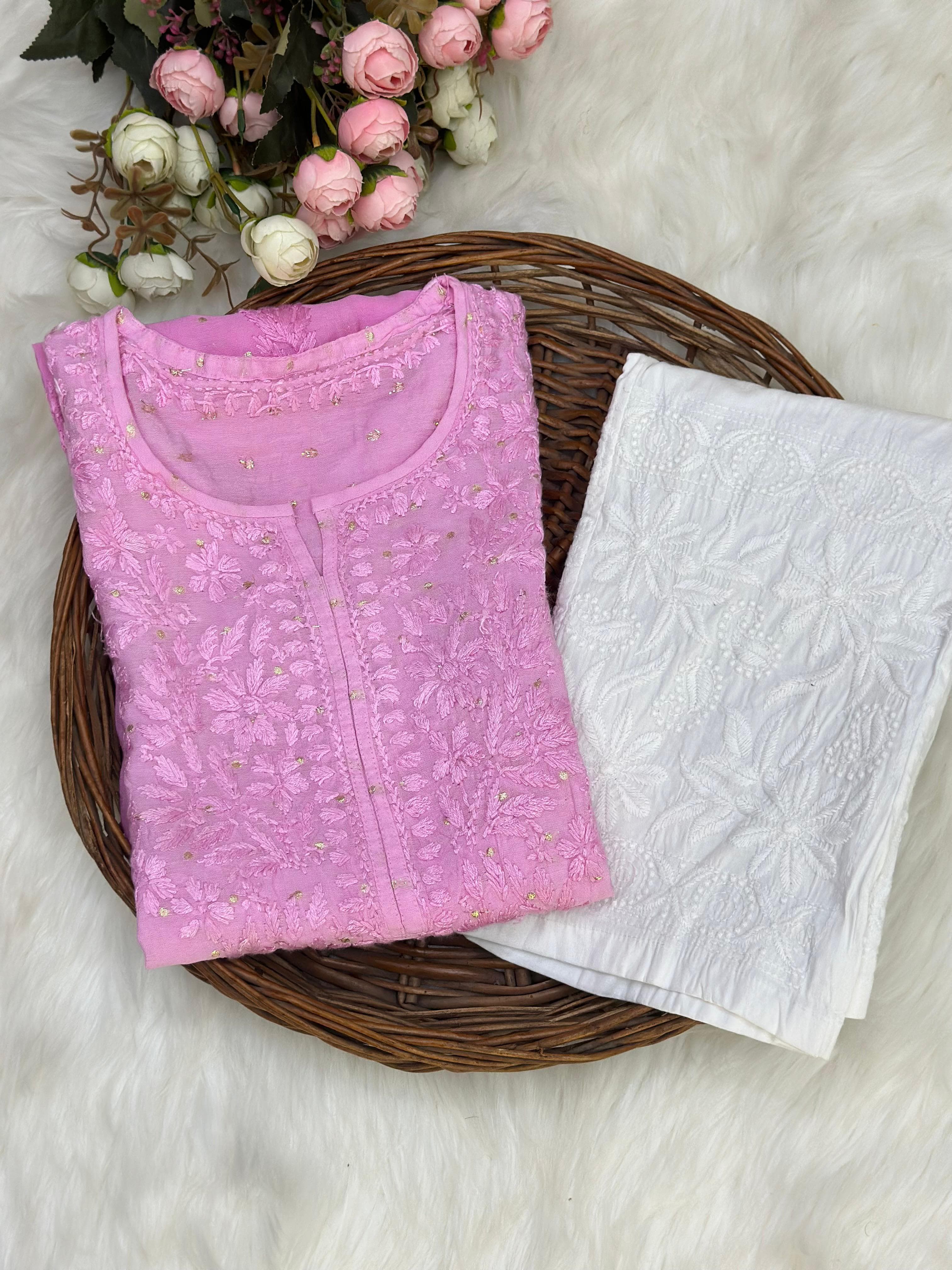 Sona Booti Chanderi Dyed Kurtis