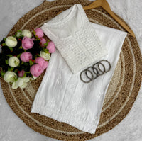 Anchor Thread Beautiful 3D Panel Hand Work Modal Kurti & Plazo Set