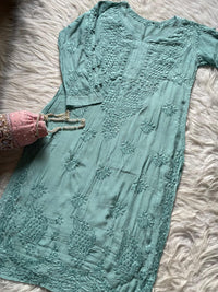 Heavy 3d Muslin butter soft fancy kurta