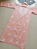Pastel Shades Soft Comfort Rayon Long Kurta