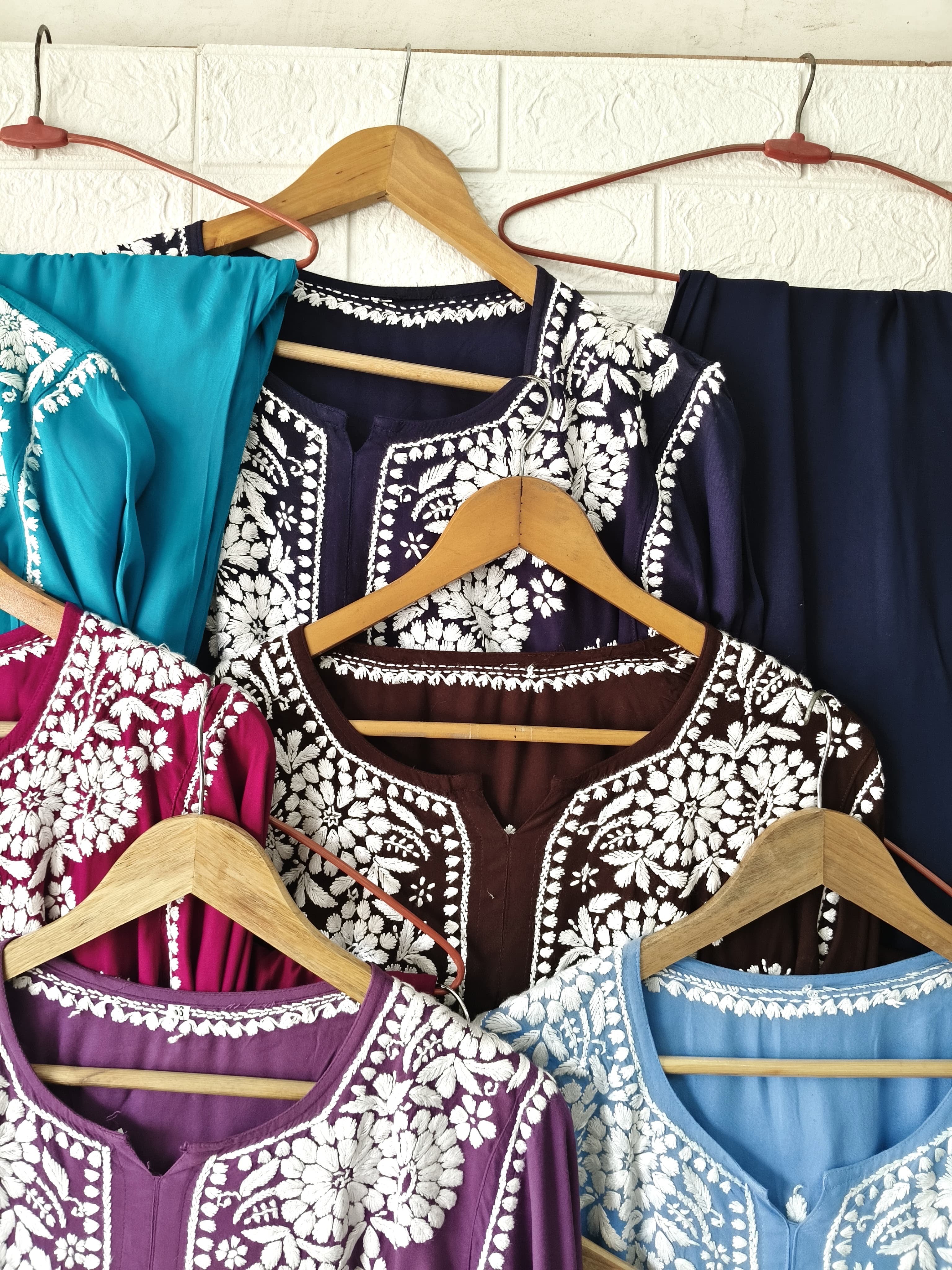 Stylish Crafted Chikankari heavy embroidered kurta Set