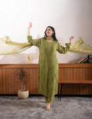 Zara Georgette Heavy Embroidery 3d Suit Set