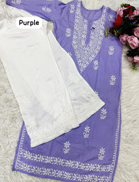 Soft Daman Mul Kurti And Plazzo combo
