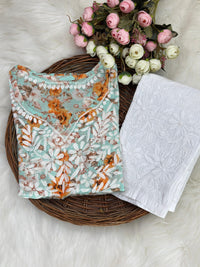 Soft Mul Printed Kurtis