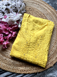 Mul Muqaish Tone to tone Kurta