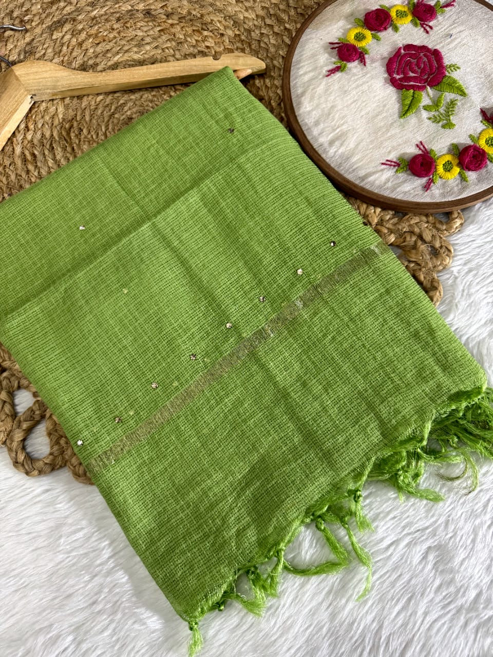 Kota 3pc Fully Muqaish Worked Set