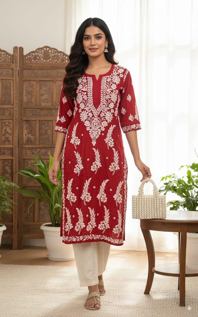 3D Muslin Batson Edition Kurta