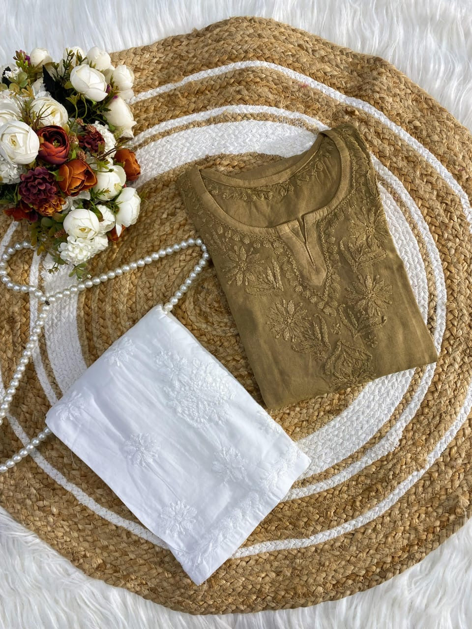 Aanya Chikankari rayon Short Top