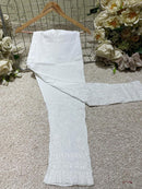 Upto 50 waist Hand embroidery Free Size Pant