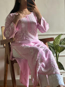 Gulab Modal Kurti fine intricate