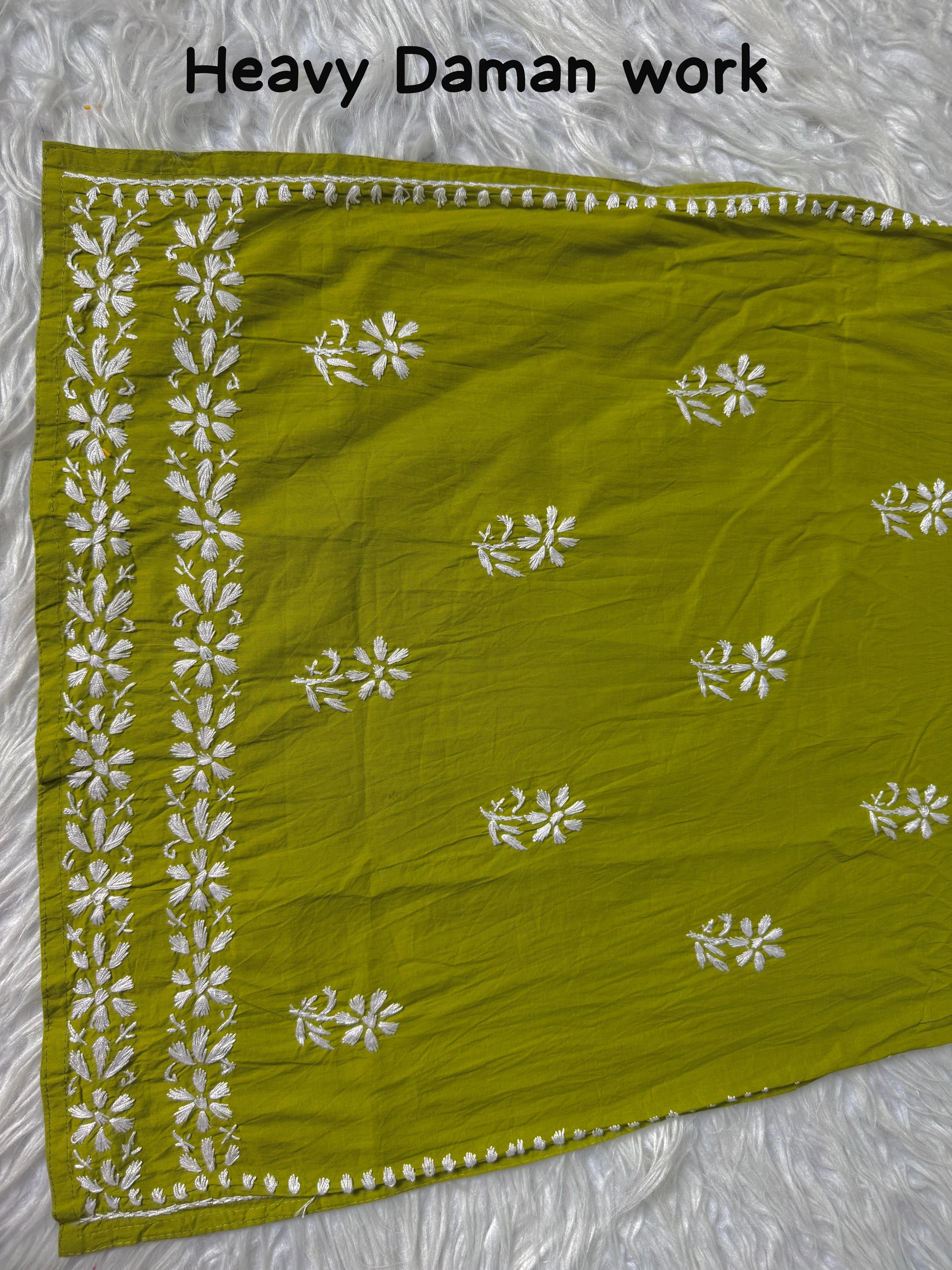 Soft Daman Mul Kurti And Plazzo combo