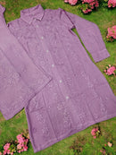 Shirt Style rayon co-ord