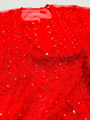 Resham muqiaish work jaal heavy kurta