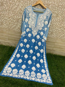 3d Base Work Fancy Kurti pure Masleen