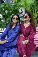 Alfaaz Trending Duet Handworked Chikankari Combo