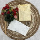 Premium Dobby Cotton Dyeable Dual Shade Kurtas With Free size Pant