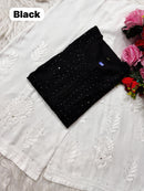 Heavy Handwork chanderi Muqaish kurta