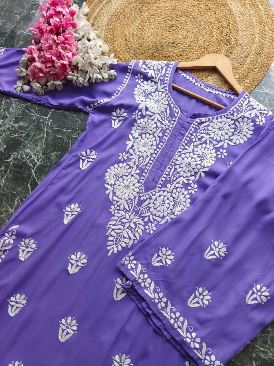 Fine Chikankari Handcrafted Traditional Combo