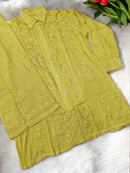 Shirt Style rayon co-ord